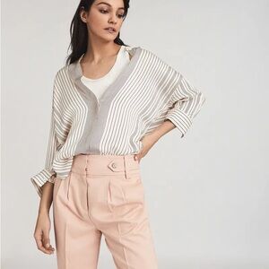 NWT REISS Carlie Button Down Blouse